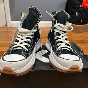 Black High-Top Women's Sneakers